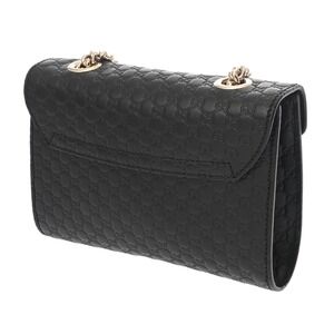 Gucci Shoulder Bag Black Emily ssima Leather